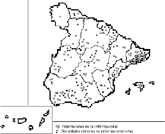 mapa sobre les societats obreres